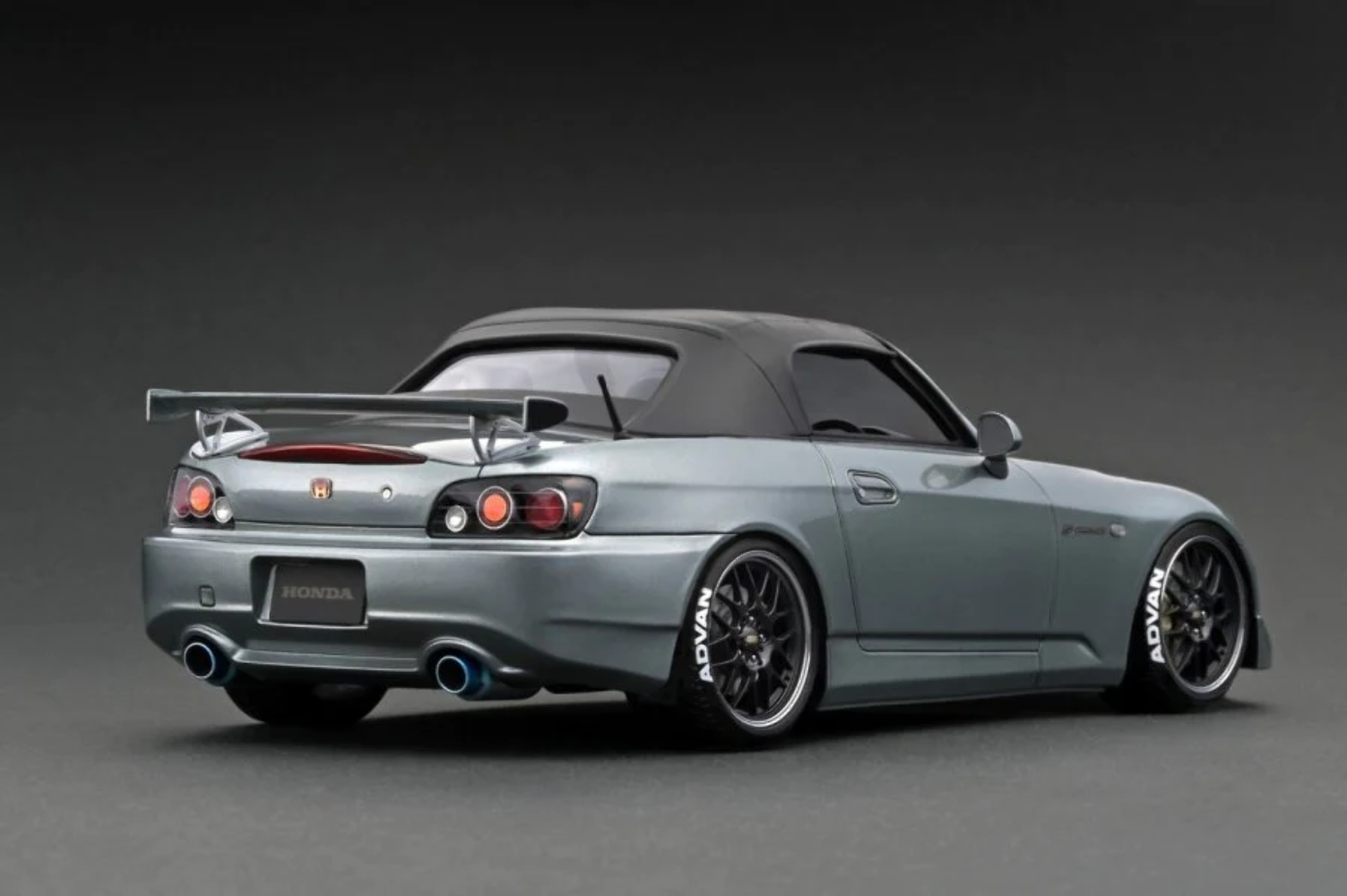 Ignition Model IG2590 1/18 Honda S2000 (AP2) Dark Silver BBS RG-R