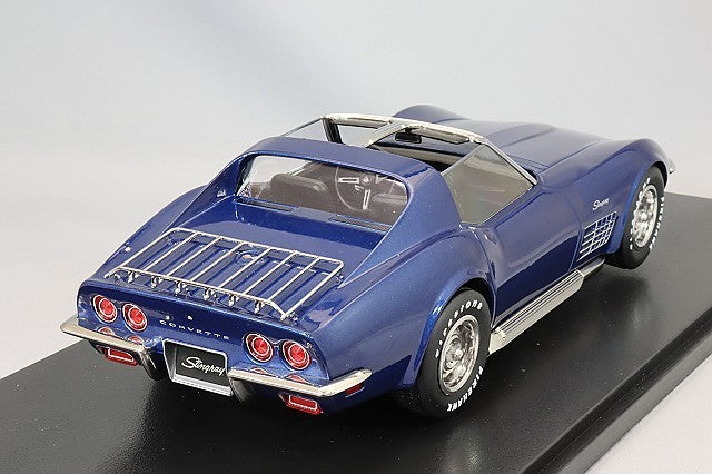 KK Scale KKDC181222 1/18 Chevrolet Corvette C3 1972 Blue Metallic