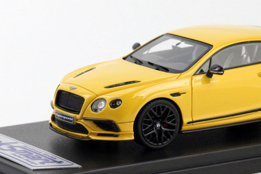Looksmart LSBT12C 1/43 Bentley Continental Supersports 2017 Monaco Yellow Resin