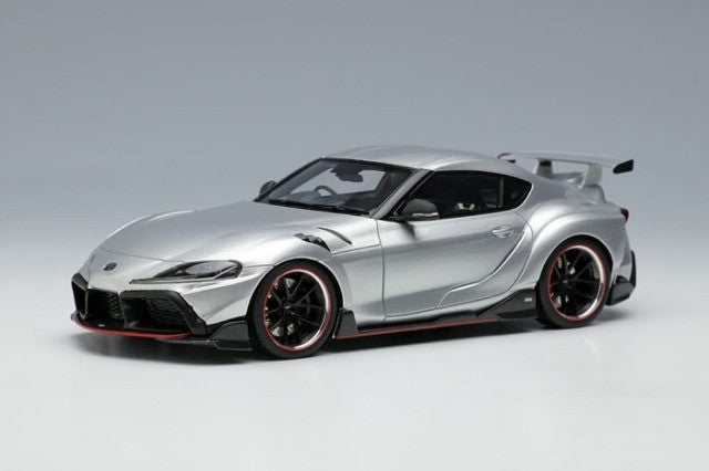 EIDOLON EM595F 1/43 TOM'S GR Supra 2020 Silver Metallic Limited 30pcs
