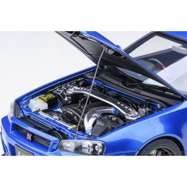 AUTOart 77462 1/18 Nissan Skyline NISMO R34 GT-R Z-Tune Bayside Blue