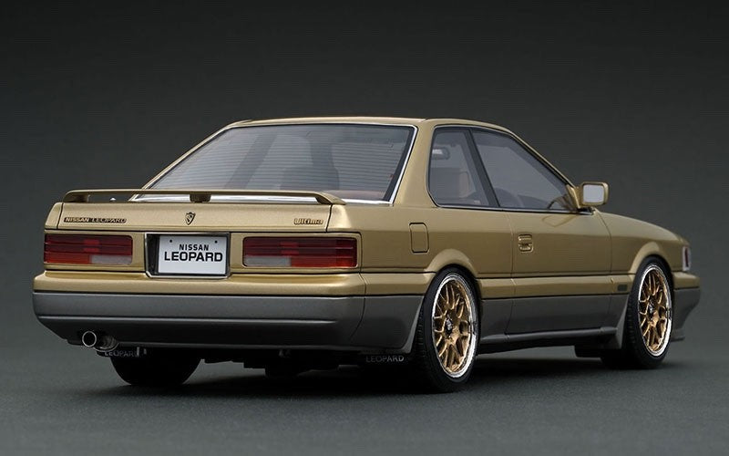 Ignition Model IG3816 1/18 Nissan Leopard Ultima F31 Gold/Silver Resin