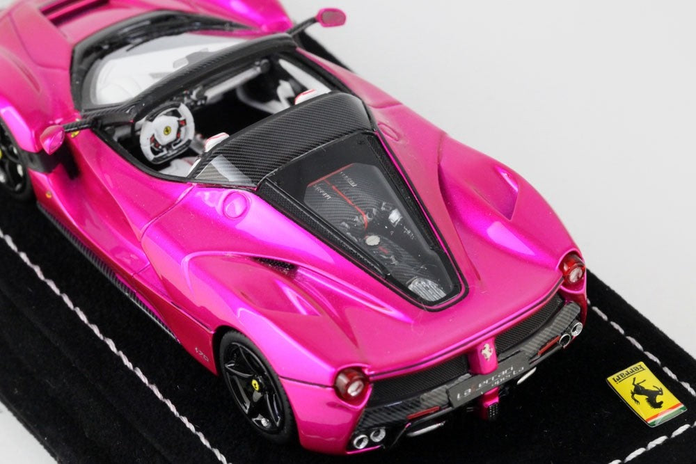 Looksmart LS462SC 1/43 Ferrari LaFerrari Aperta 2016 Pink Flash Ltd 25pcs Resin