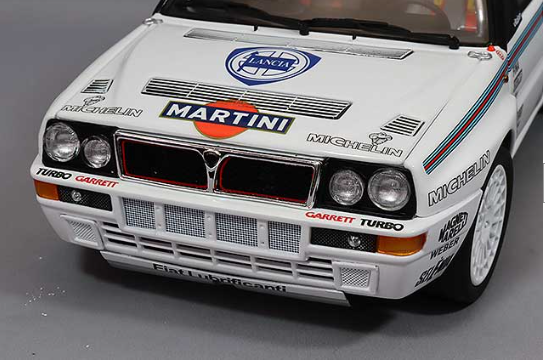 Kyosho KS08348G 1/18 Lancia Delta Integrale Evo Test Car White Diecast