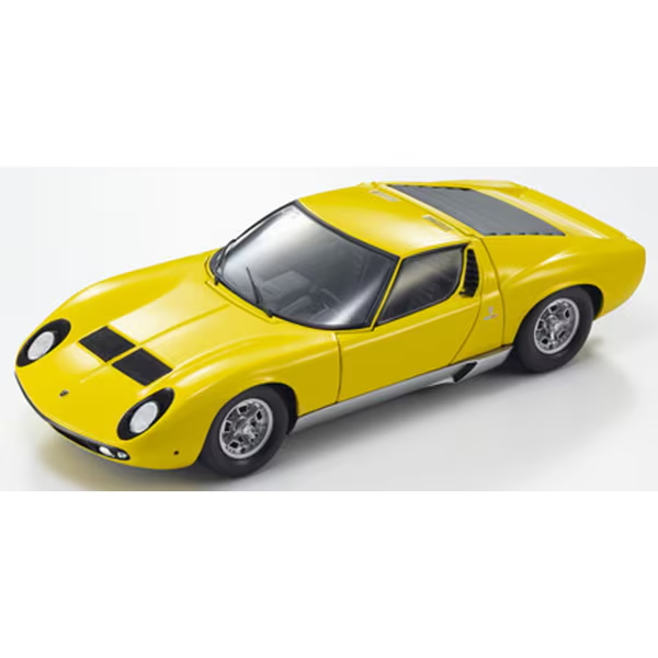 Kyosho KS08314Y 1/18 Lamborghini Miura P400 Yellow Diecast Model Car