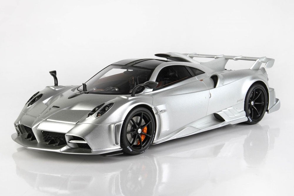 BBR P18192DV 1/18 Pagani Huayra Imola 2020 Titanium Matt Silver Limited 220pcs
