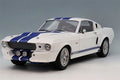 KK Scale KKDC120172 1/12 Ford Mustang Shelby GT500 1967 White Blue Diecast