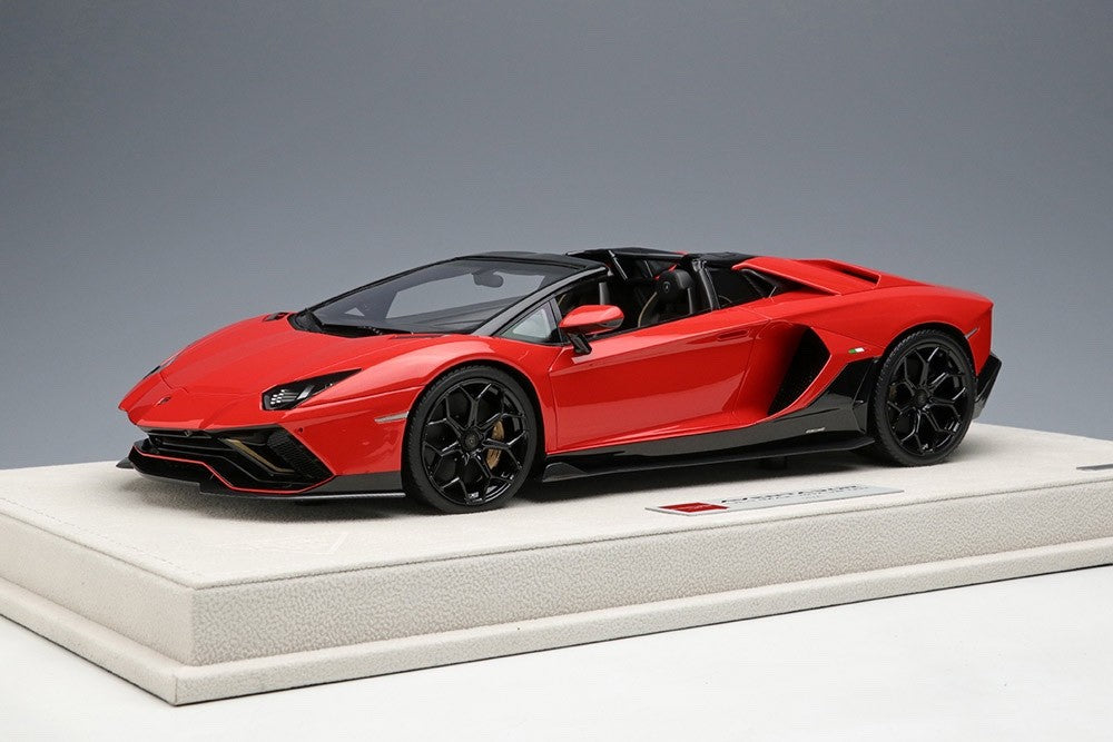 EIDOLON EML064B 1/18 Lamborghini Aventador LP780-4 Ultimae 2021 Rosso Mars Resin