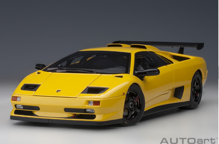 AUTOart 79147 1/18 Lamborghini Diablo SV-R Super Fly Yellow Composite