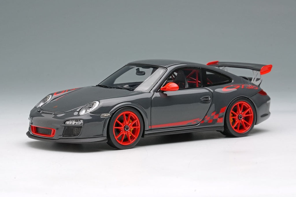 EIDOLON EM603A 1/43 Porsche 911(997.2) GT3 RS 2010 Gray Black / Red Stripe