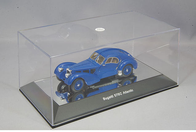 AUTOart 50947 1/43 Bugatti Type 57SC Atlantic 1938 Blue Wire Spokes