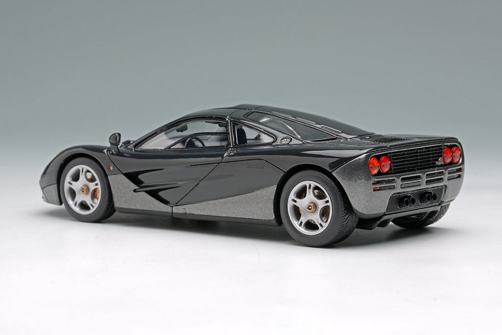 Make Up EIDOLON EM748H 1/43 McLaren F1 Roadcar 1994 Black/Gray Metallic Resin