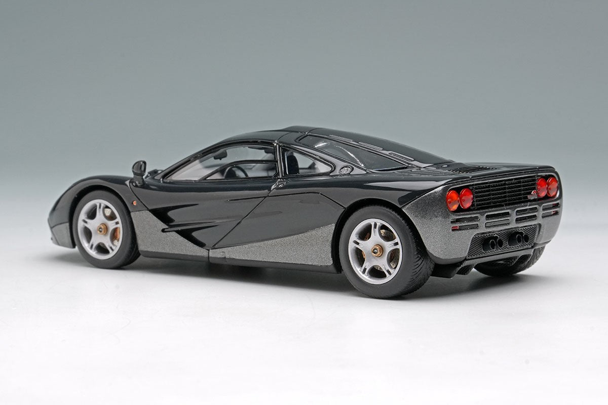 Make Up EIDOLON EM748H 1/43 McLaren F1 Roadcar 1994 Black/Gray Metallic Resin