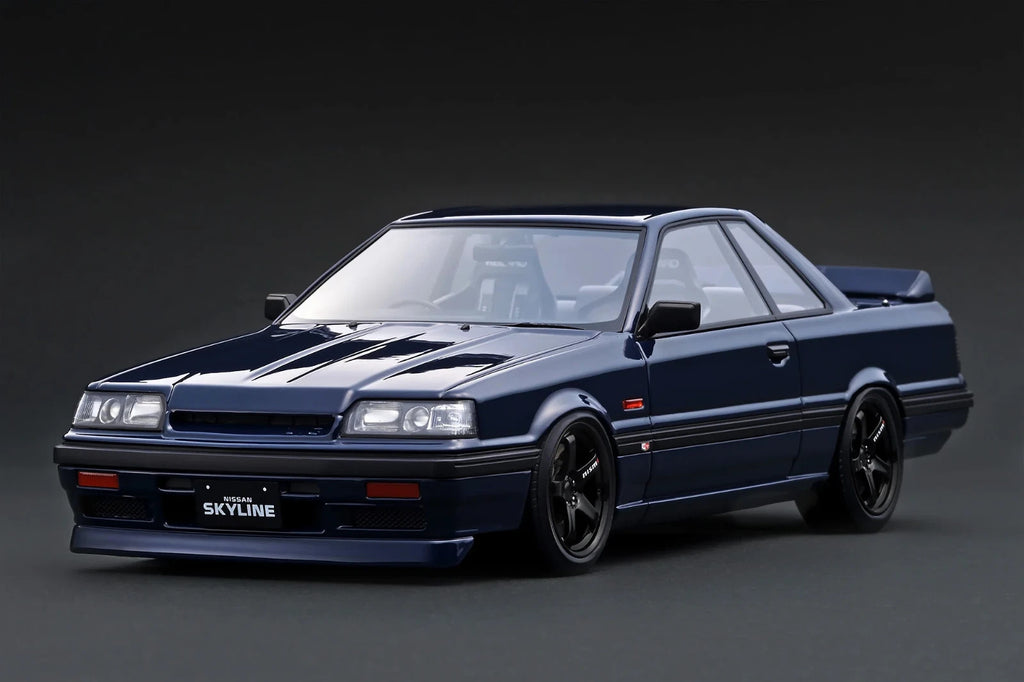 Ignition Model IG4009 1/18 Nissan Skyline GTS-R R31 Blue Black Resin