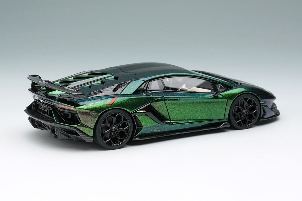 EIDOLON EM438O 1/43 Lamborghini Aventador SVJ 2018 Green Resin Limited 80pcs