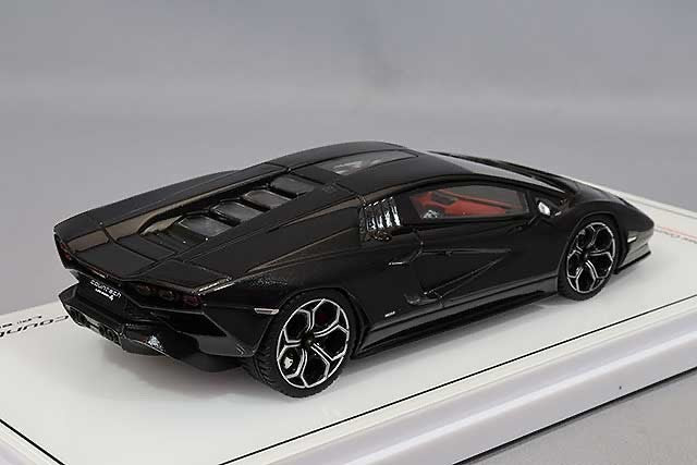 TSM TSM430671 1/43 Lamborghini Countach LPI 800-4 2023 Nero Maia Black Resin