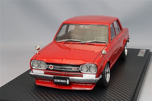 Ignition Model IG3548 1/18 Nissan Skyline GT-R PGC10 Hakosuka 1969 Red Resin