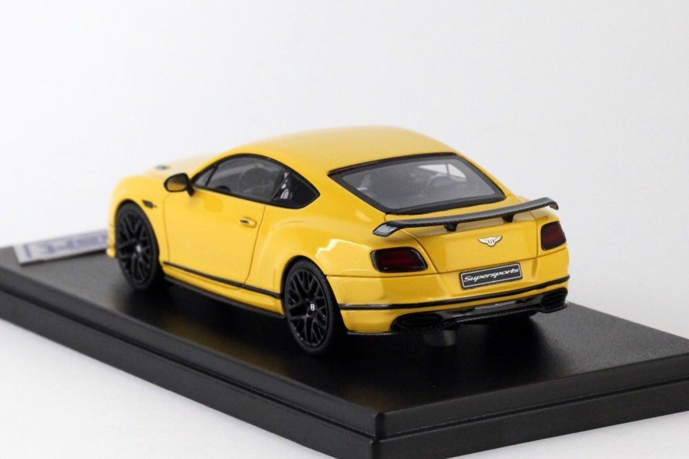 Looksmart LSBT12C 1/43 Bentley Continental Supersports 2017 Monaco Yellow Resin