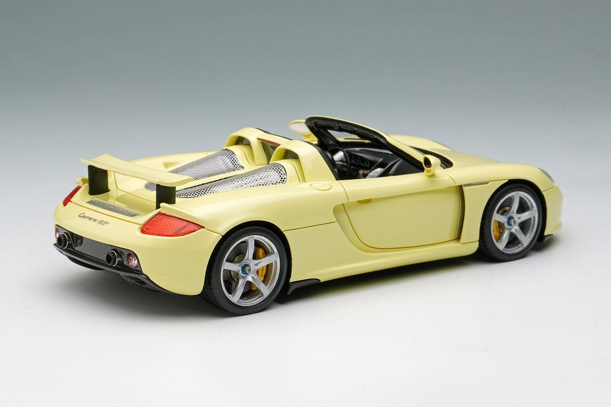 EIDOLON EM567I 1/43 Porsche Carrera GT 2004 (Rear Wing Up) Condor Yellow Limited