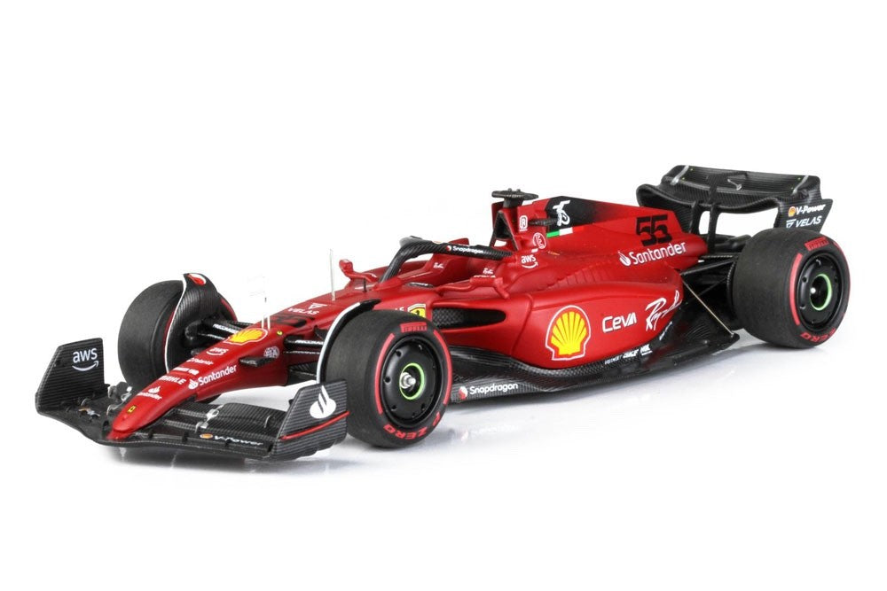 BBR BBRC275B 1/43 Ferrari F1-75 Bahrain GP 2022 C.Sainz 2nd Limited 327pcs