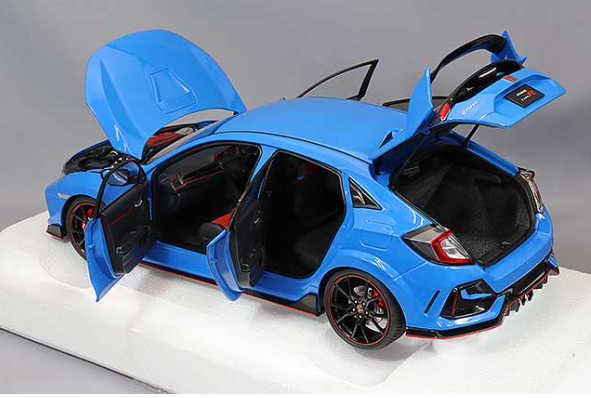 AUTOart 73224 1/18 Honda Civic Type R FK8 2021 Racing Blue Pearl