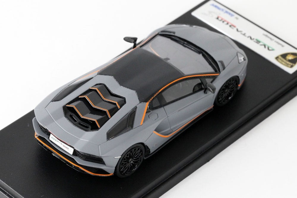 Looksmart LS468SE 1/43 Lamborghini Aventador S 2017 Grigio Acheso Resin Ad Pers