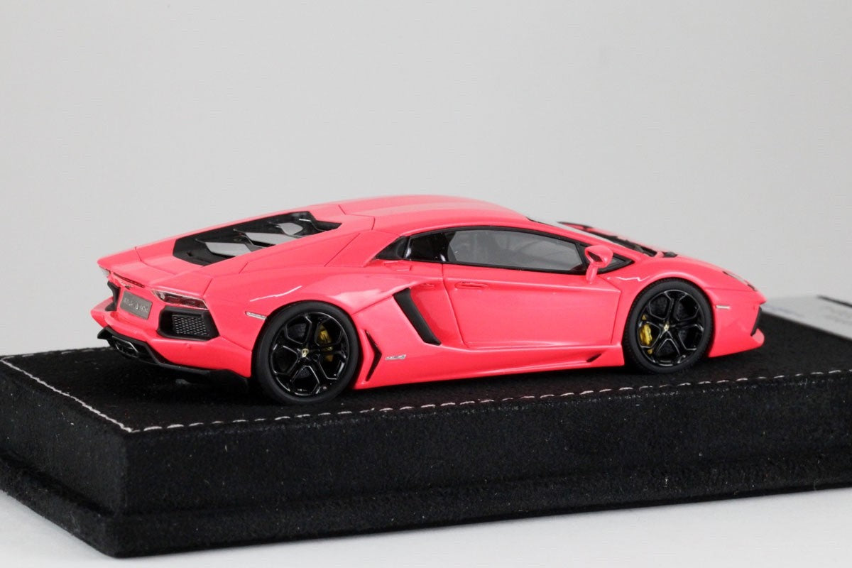 Looksmart LS384HC2 1/43 Lamborghini Aventador LP700-4 Pink Gloss Leather Ltd25