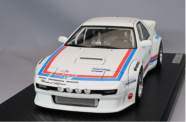 Ignition Model IG2910 1/18 PANDEM Mazda RX-7 (FC3S) White TE37 Wheels
