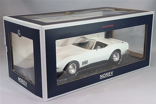 Norev NO189038 1/18 Chevrolet Corvette Convertible 1969 White