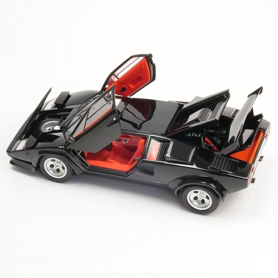 KYOSHO KS08320BK 1/18 Lamborghini Countach LP5000 Quattrovalvole Black