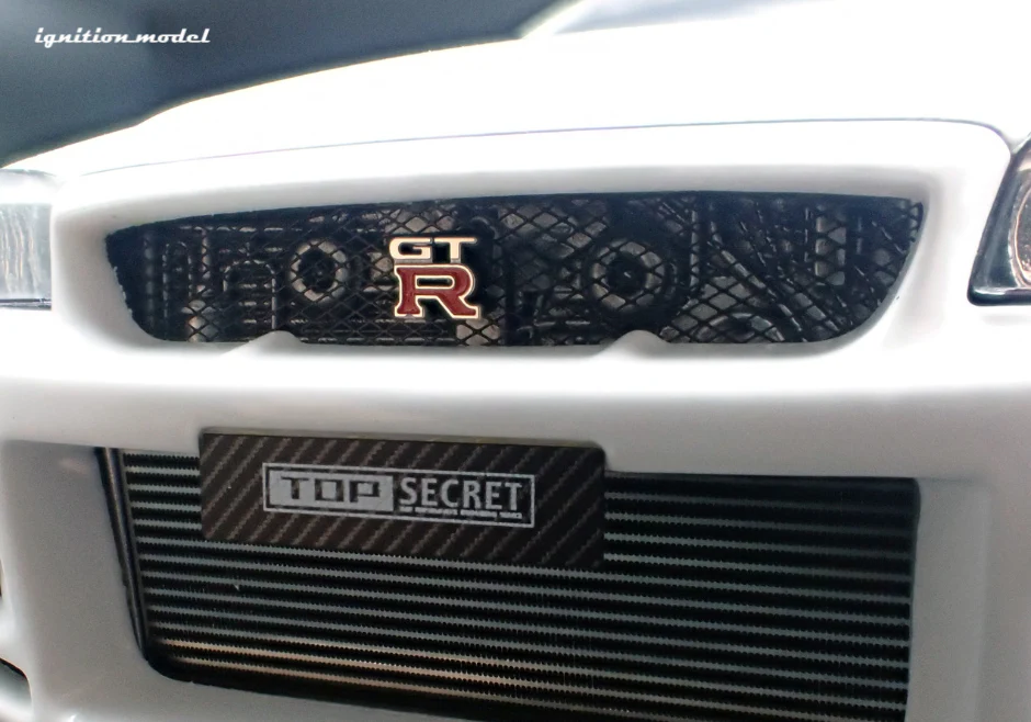 Ignition Model IG3642 1/18 TOP SECRET Nissan Skyline GT-R BNR34 White Resin