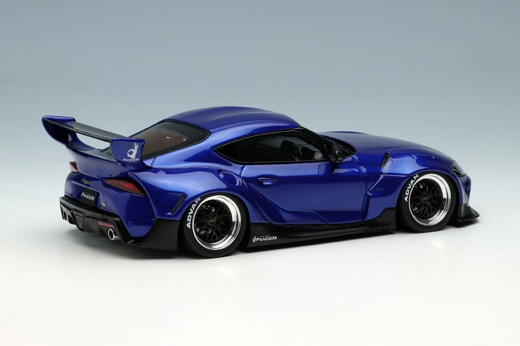 Make Up EIDOLON RB006C 1/43 Toyota Pandem GR Supra Ver1 Candy Blue 2019
