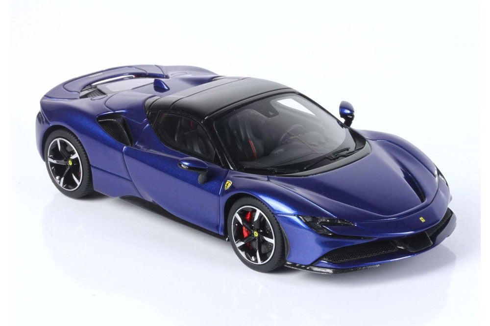 BBR BBRC249B 1/43 Ferrari SF90 Spider Closed Roof Blue Electric Metal Ltd 50pcs