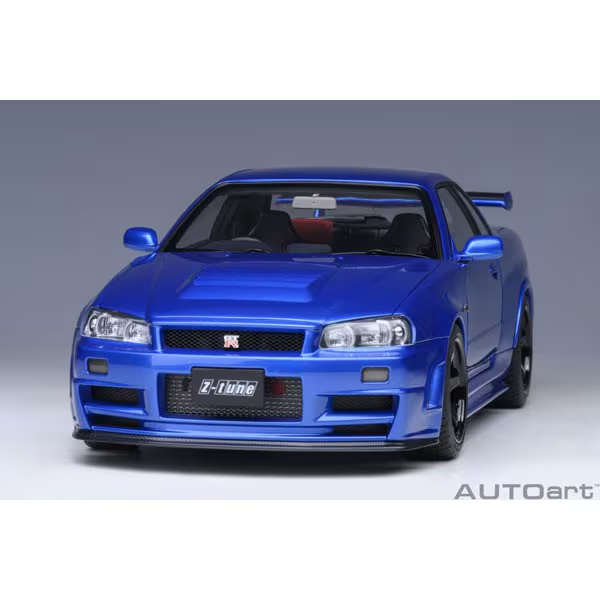 AUTOart 77462 1/18 Nissan Skyline NISMO R34 GT-R Z-Tune Bayside Blue