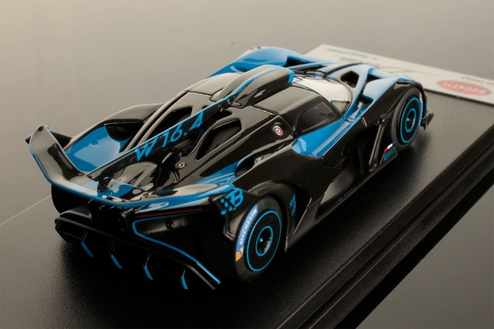 Looksmart LS528 1/43 Bugatti Bolide 2021 Launch Config Bugatti Blue Black Resin