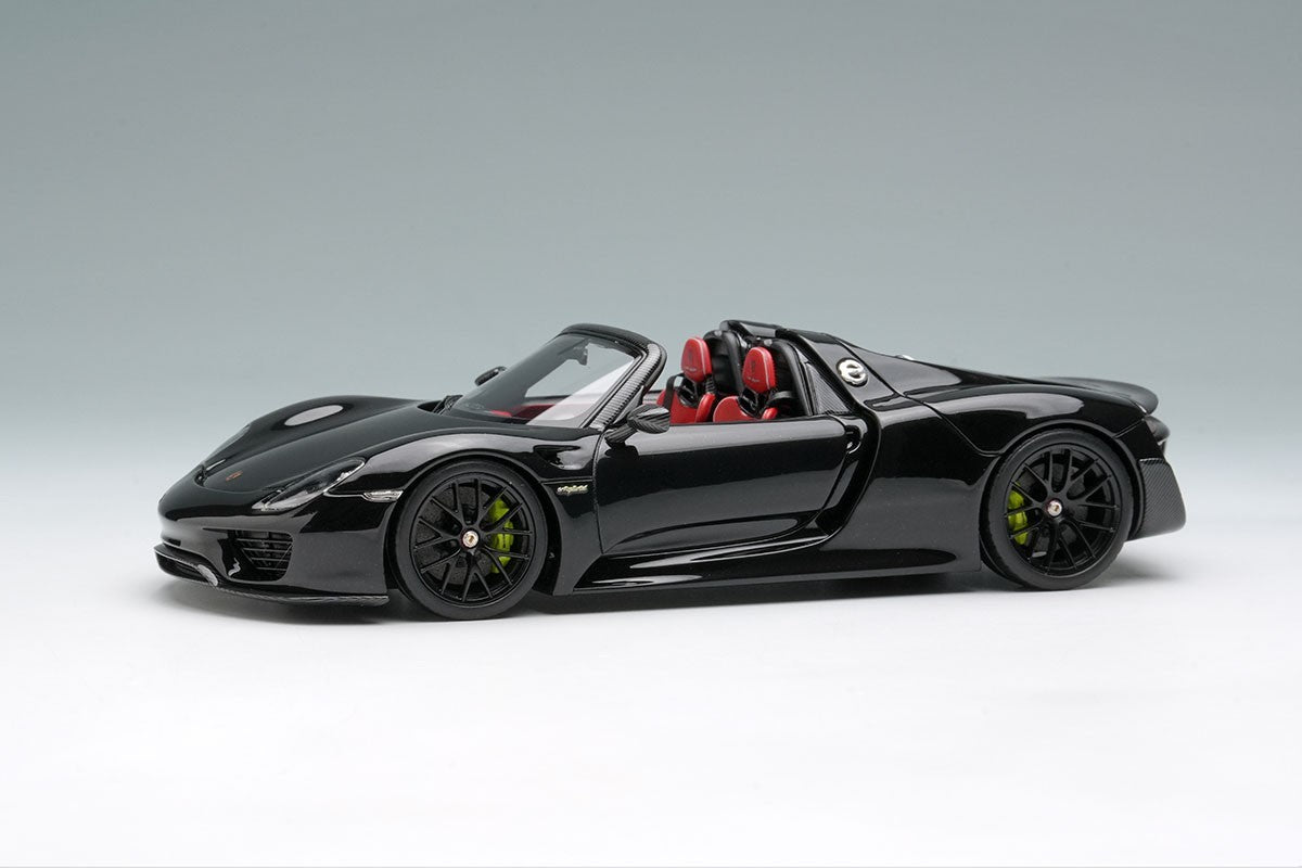 Make Up EIDOLON EM569I 1/43 Porsche 918 Spyder Weissach 2011 Basalt Black