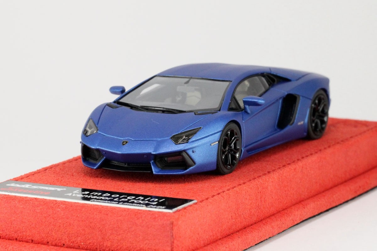 Looksmart LS384EX2 1/43 Lamborghini Aventador LP700-4 2011 Matt Blue Ltd 25pcs
