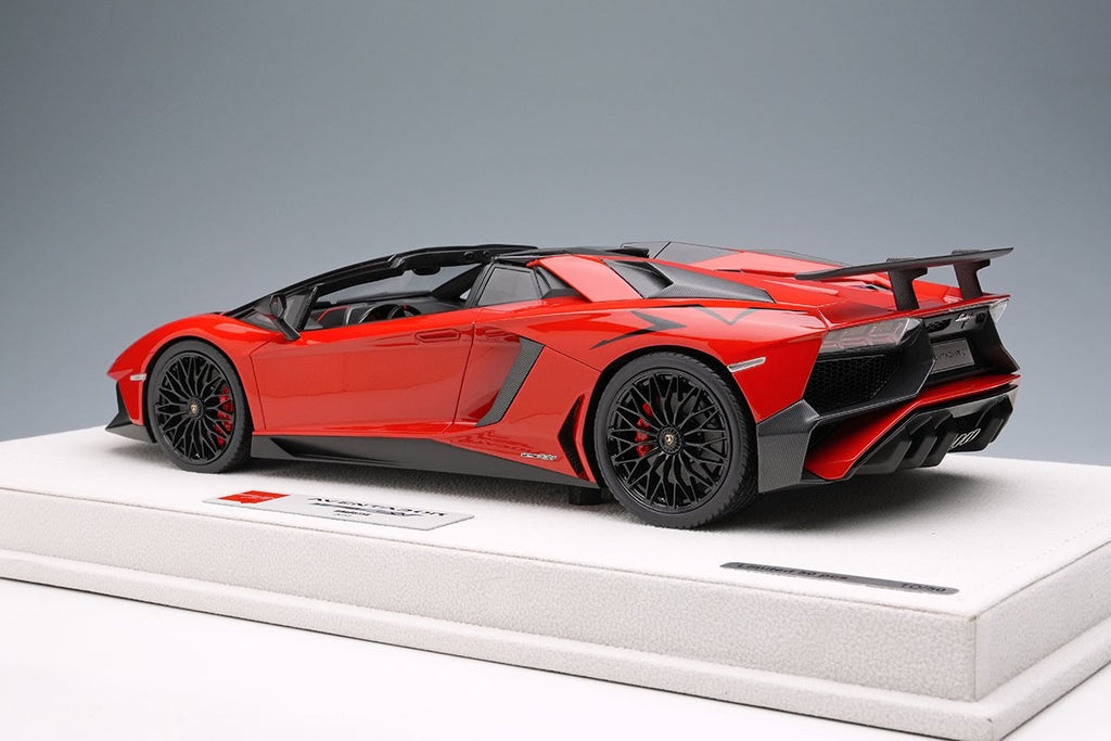 EIDOLON EML007E 1/18 Lamborghini Aventador LP750-4 SV Roadster 2015 Rosso Bia
