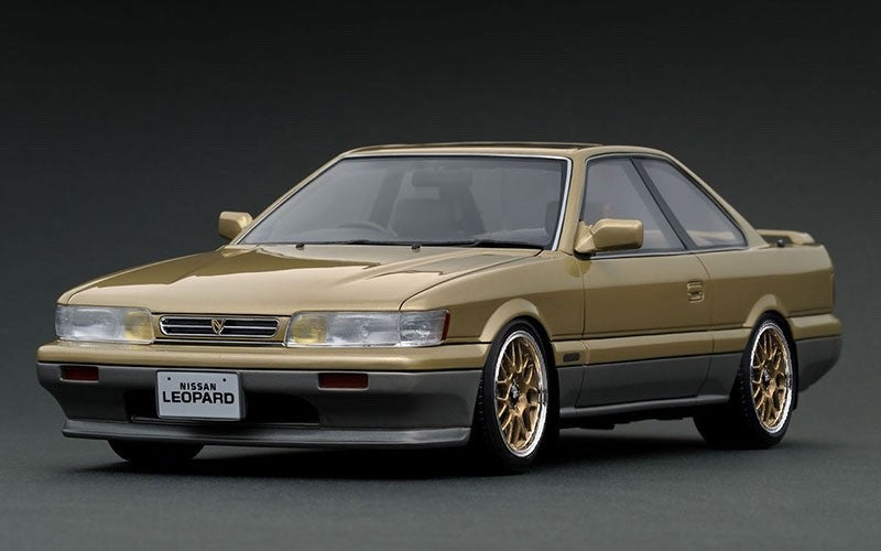 Ignition Model IG3816 1/18 Nissan Leopard Ultima F31 Gold/Silver Resin