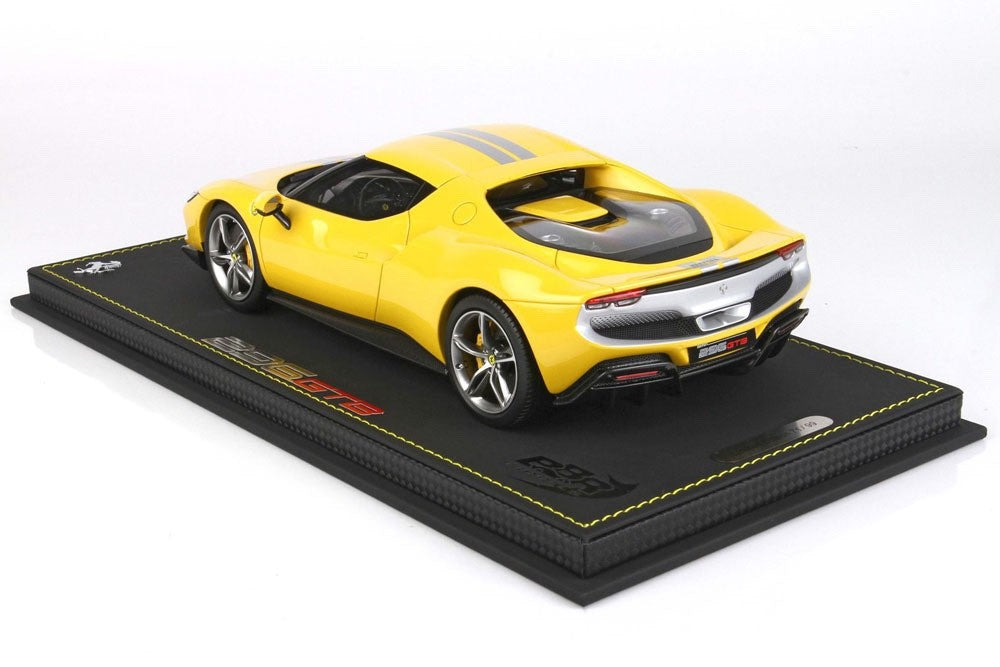 BBR P18211CV 1/18 Ferrari 296 GTB Assetto Fiorano 2021 Giallo Modena Ltd 99pcs