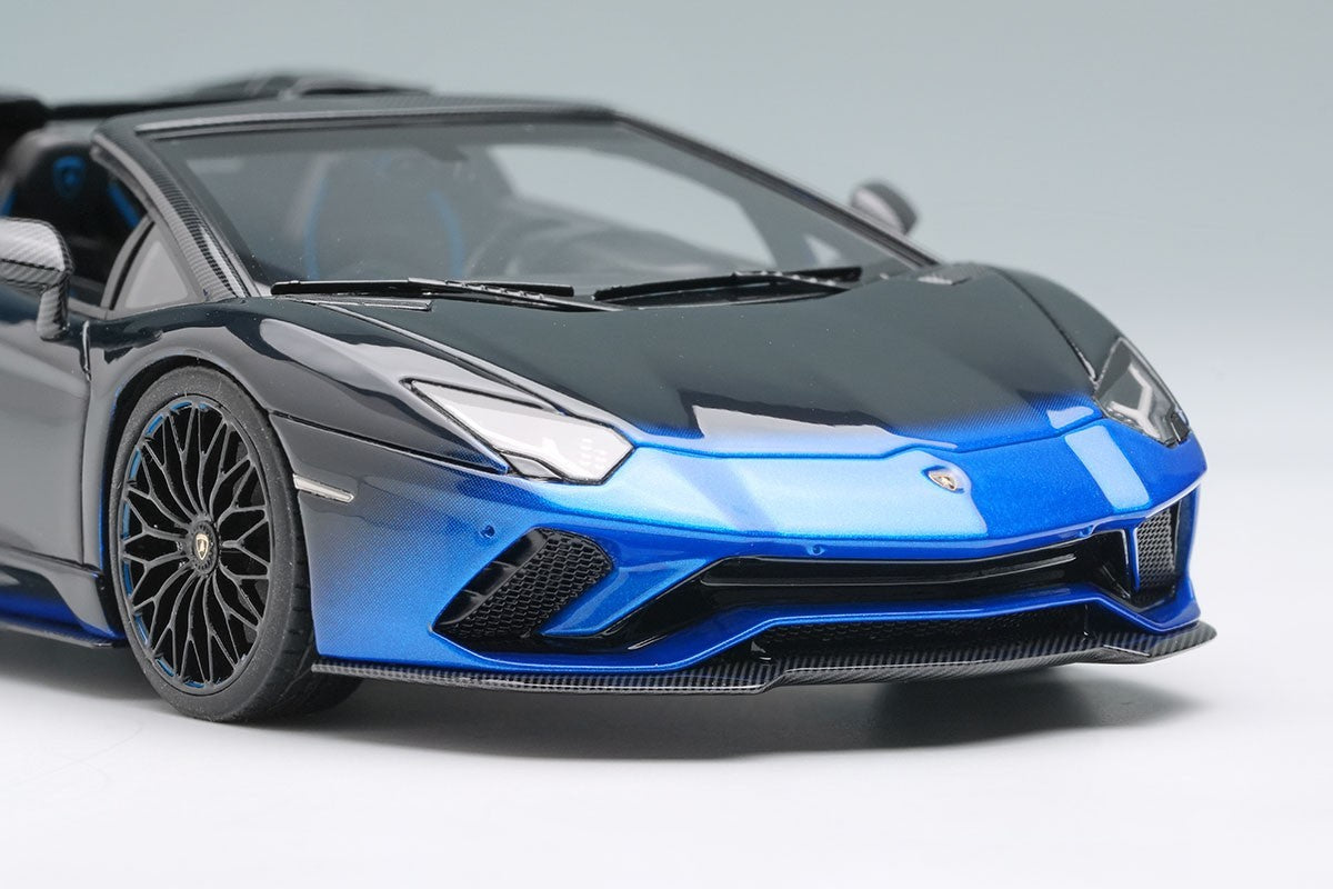 EIDOLON EM767A 1/43 Lamborghini Aventador S 2018 Blue Resin Limited 100pcs