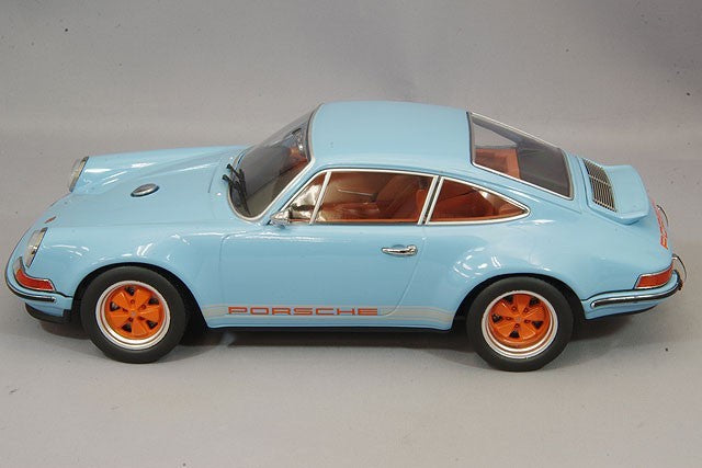 KK Scale KKDC180441 1/18 Porsche Singer 911 Coupe Light Blue Diecast