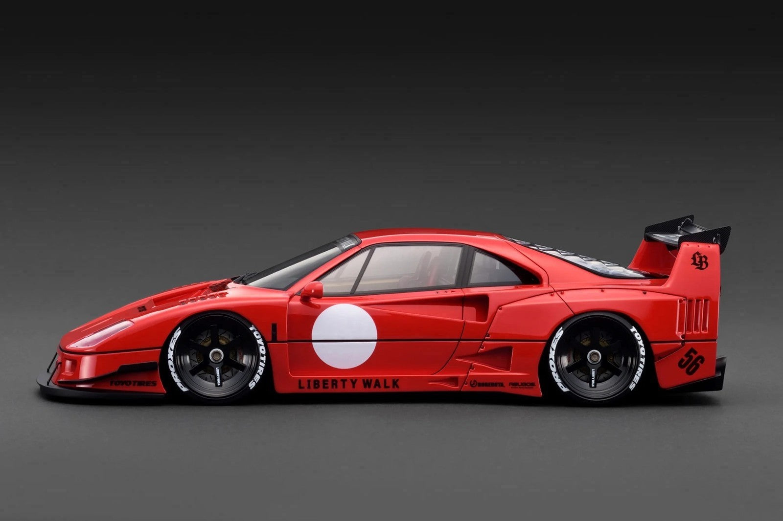 Ignition Model IG3754 1/18 LB-WORKS 40 Red Widebody