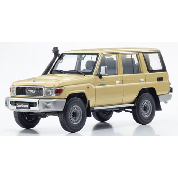 KYOSHO AL870102 1/18 Toyota Land Cruiser 76 2017 Beige Die-Cast Model
