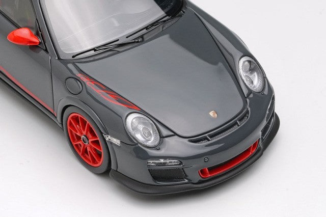 EIDOLON EM603A 1/43 Porsche 911(997.2) GT3 RS 2010 Gray Black / Red Stripe