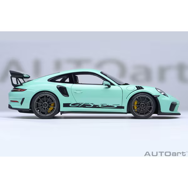 AUTOart 78181 1/18 Porsche 911 991.2 GT3 RS Mint Green Diecast