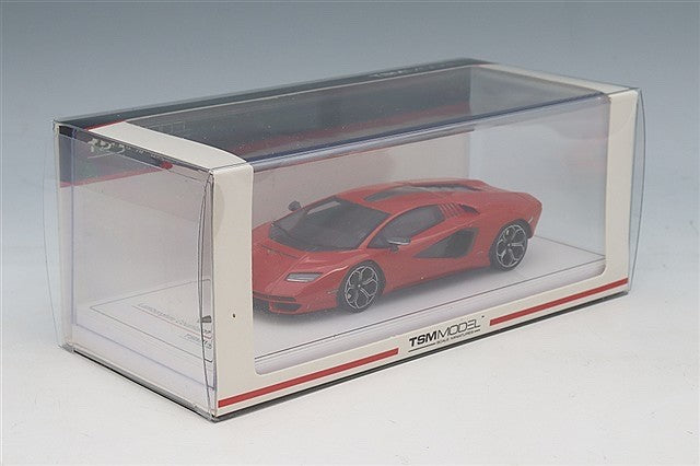 TSM TSM430782 1/43 Lamborghini Countach LPI 800-4 Rosso Mars Red Resin Model Car