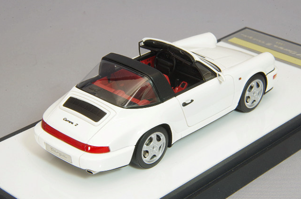 Make Up VISION VM155B 1/43 Porsche 911 964 Carrera 2 Targa White 1992