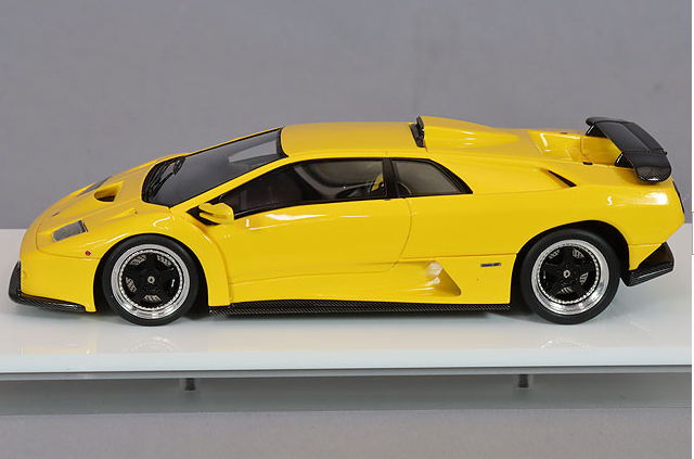 Make Up EIDOLON EM782F 1/43 Lamborghini Diablo GT 1999 Giallo Corona Resin