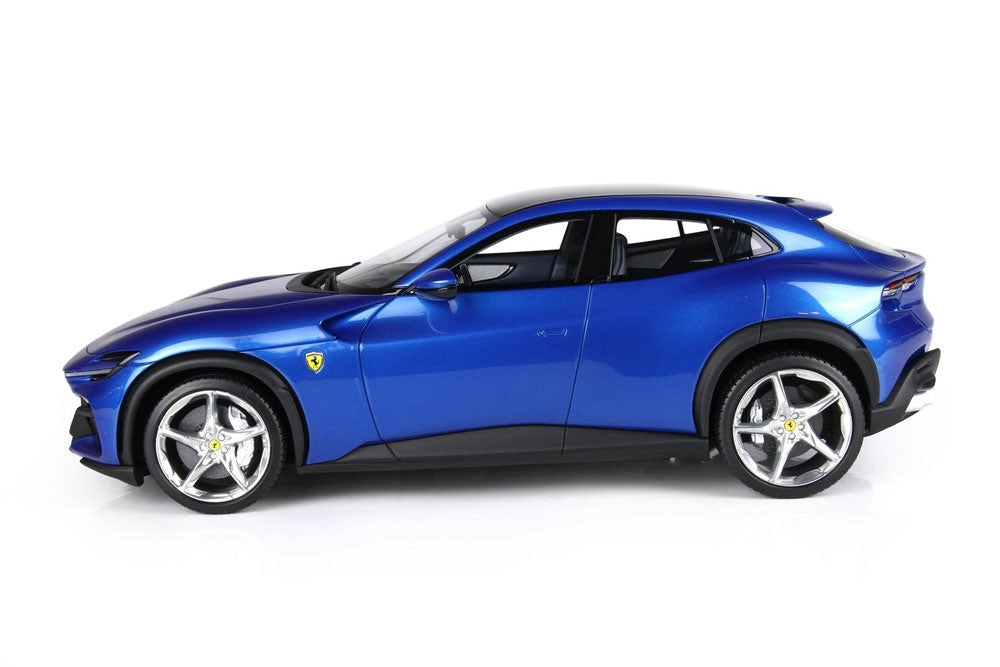 BBR P18219GV 1/18 Ferrari Purosangue 2022 Blu Corsa Blue Resin Limited 84pcs w/D